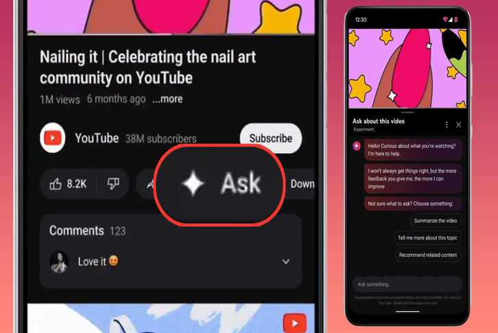 YouTube ra mắt Ask YouTube và Gemini Omni: Tìm video bằng AI, remix Shorts dễ hơn tại Google I/O 2026