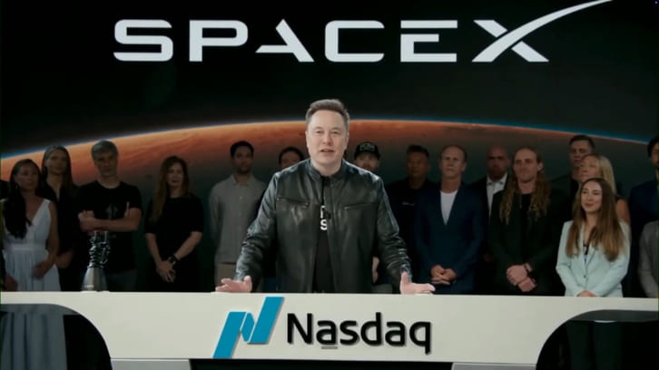Tài sản Elon Musk cán mốc 1.100 tỷ USD sau khi SpaceX vượt định giá 2.000 tỷ USD 2 SpaceX bùng nổ trong ngày đầu niêm yết
