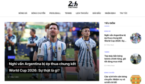 24hthethao.net: "Trạm Cấp Tin" Thể Thao 24/7 Bứt Phá Trong Kỷ Nguyên Số